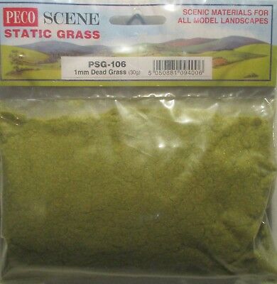 Peco Psg-106 - Static Grass - 1mm Dead Grass 30g Bag