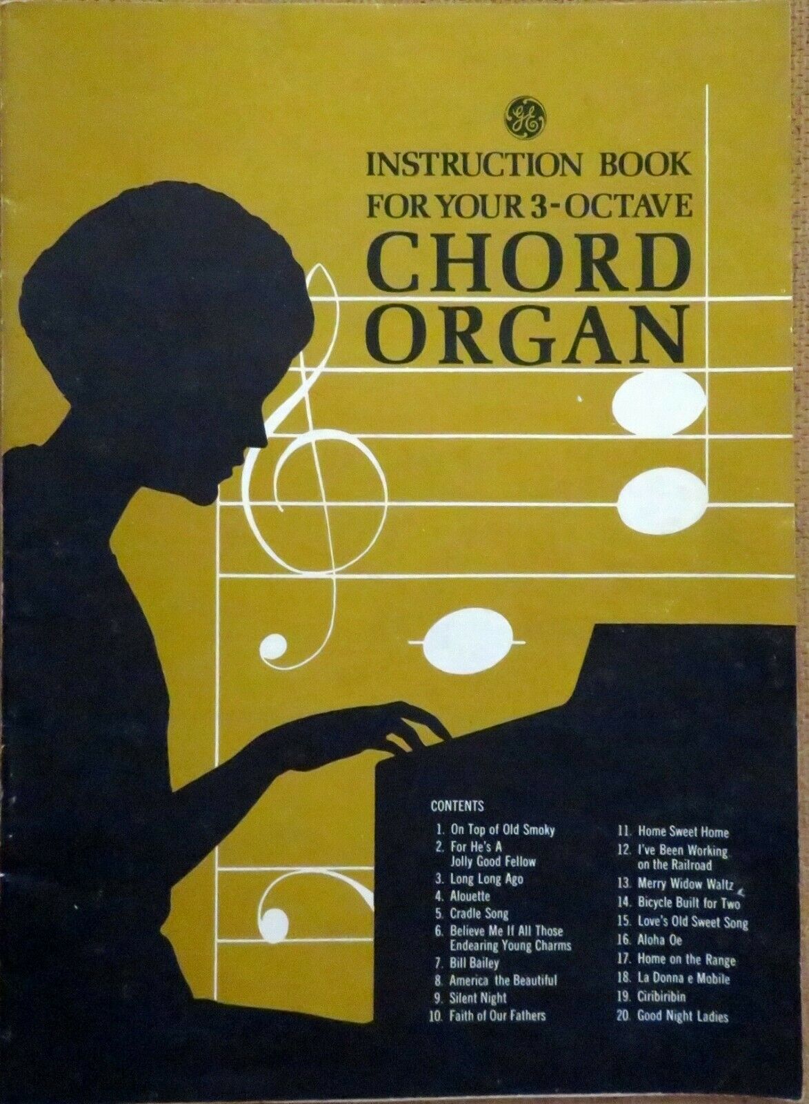 Instruction Book For Your 3-octave Chord Organ, Ge N50005a