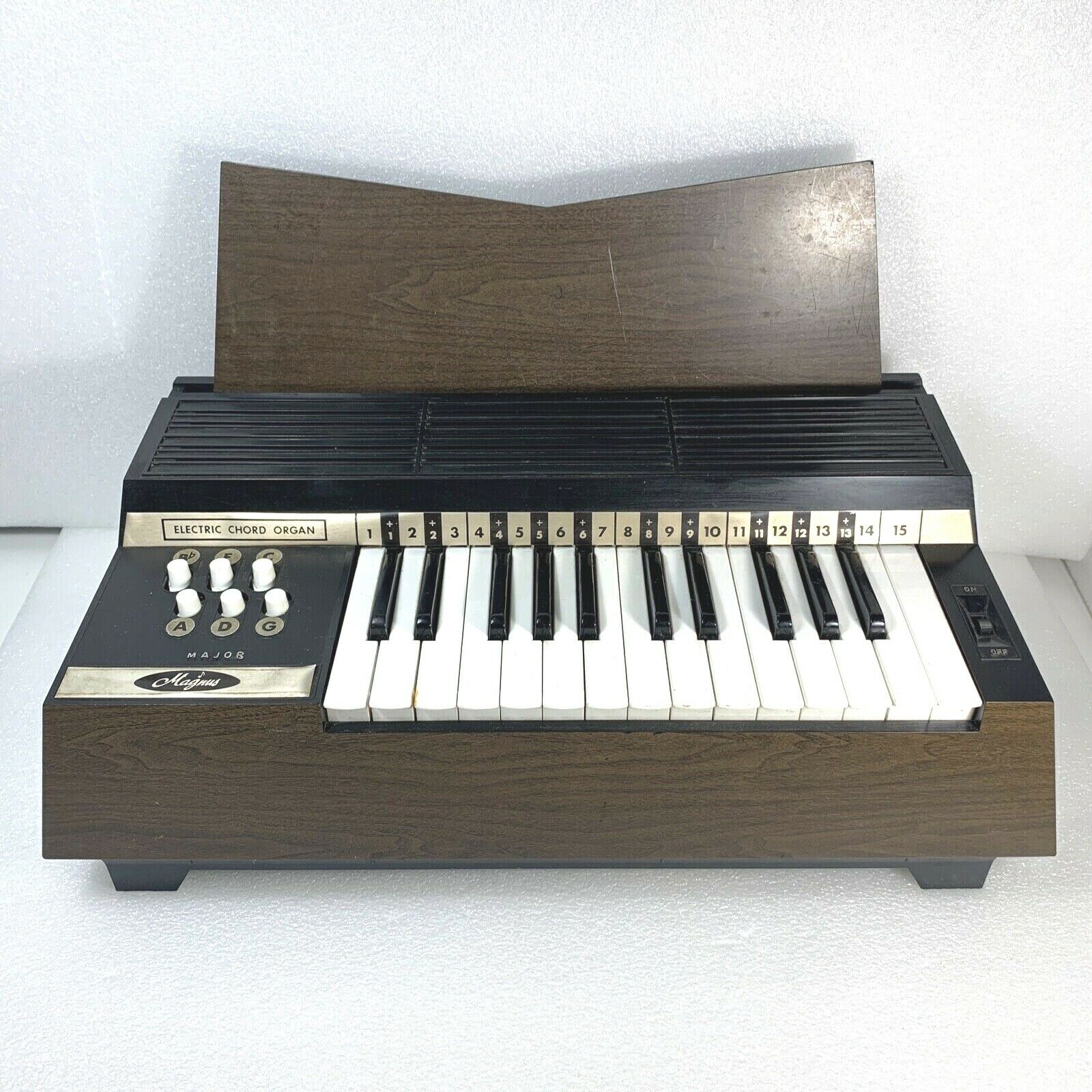 Vintage Magnus Electric Chord Organ Model 350 | Tested/works