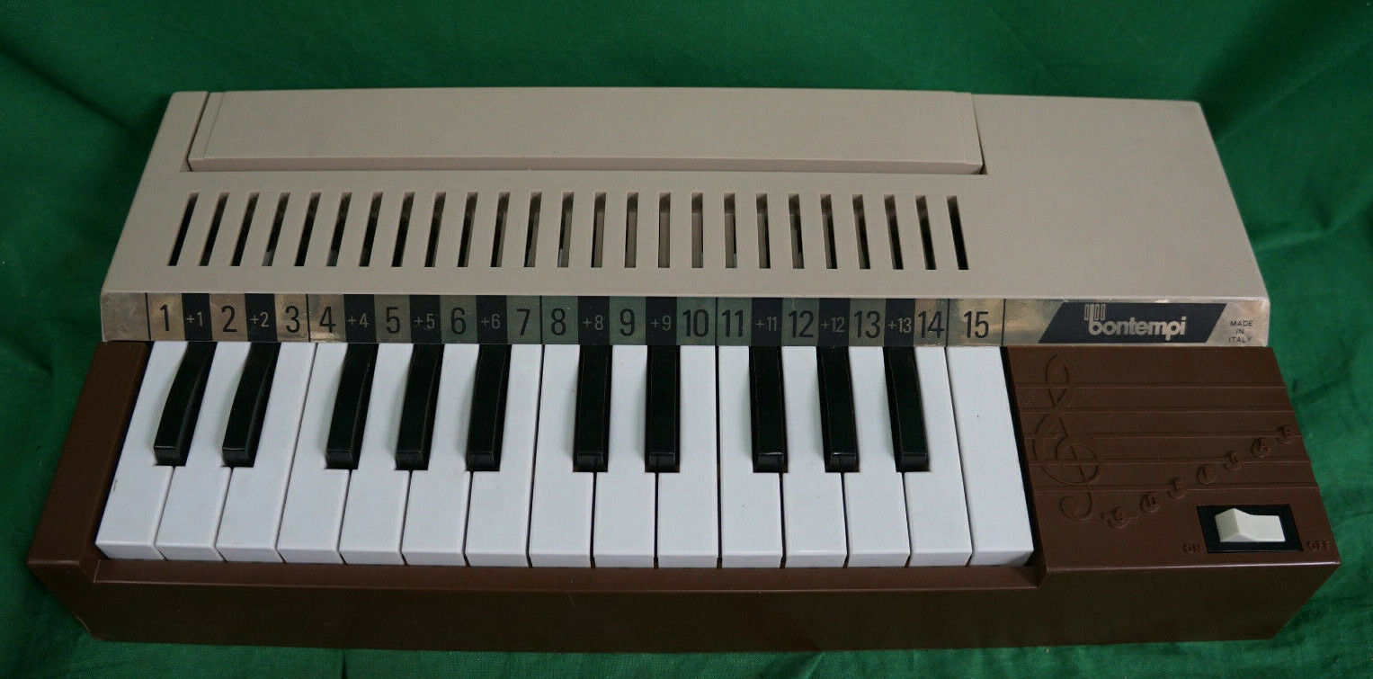 Vintage Bontempi Keyboard Portable For Parts Or Repair